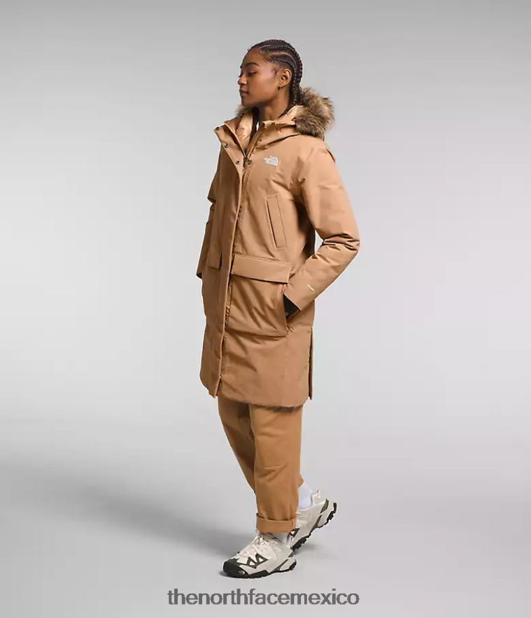 The North Face ropa NFHLJL1313 mantequilla de almendras mujer parka ártica premium