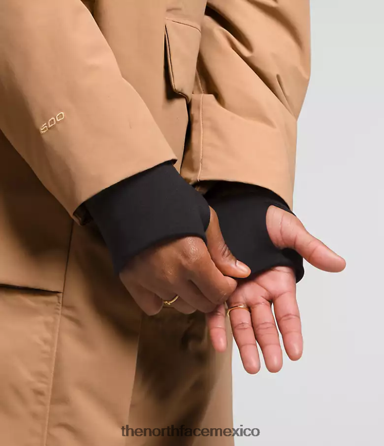 The North Face ropa NFHLJL1313 mantequilla de almendras mujer parka ártica premium