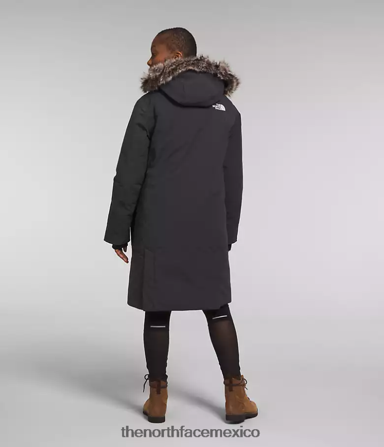 The North Face ropa NFHLJL1314 gris asfalto mujer parka ártica premium