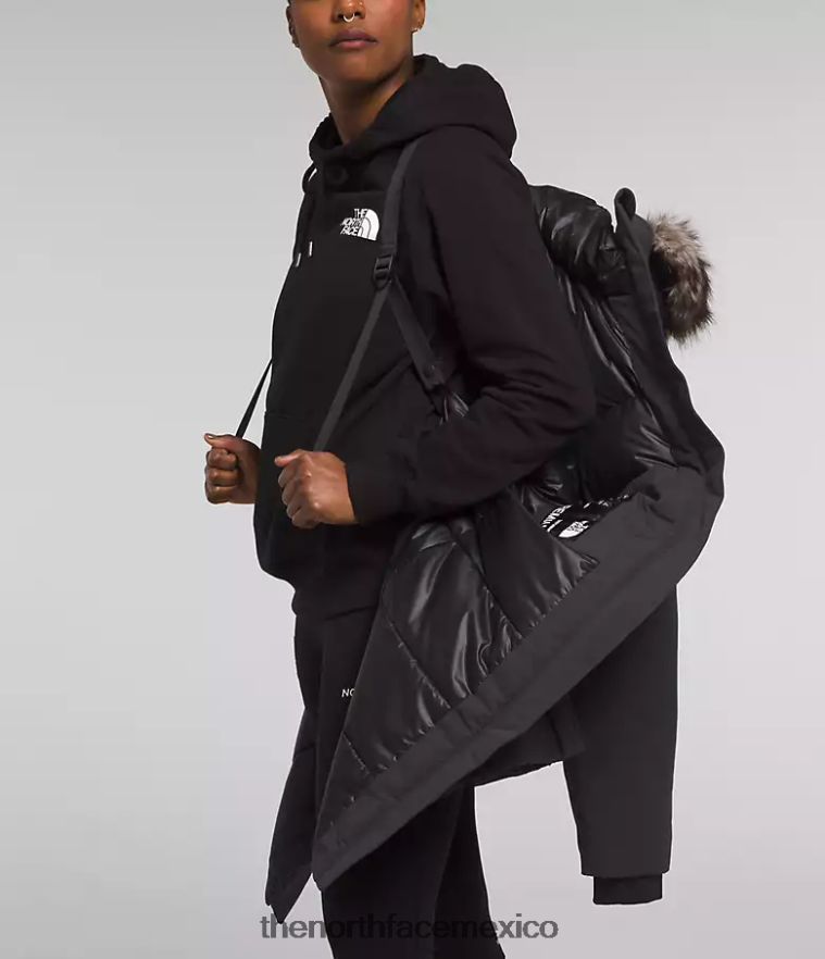 The North Face ropa NFHLJL1314 gris asfalto mujer parka ártica premium