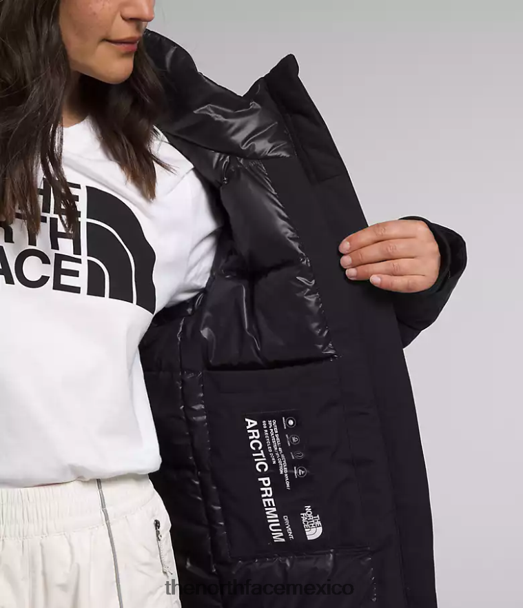 The North Face ropa NFHLJL1315 negro mujer parka ártica premium