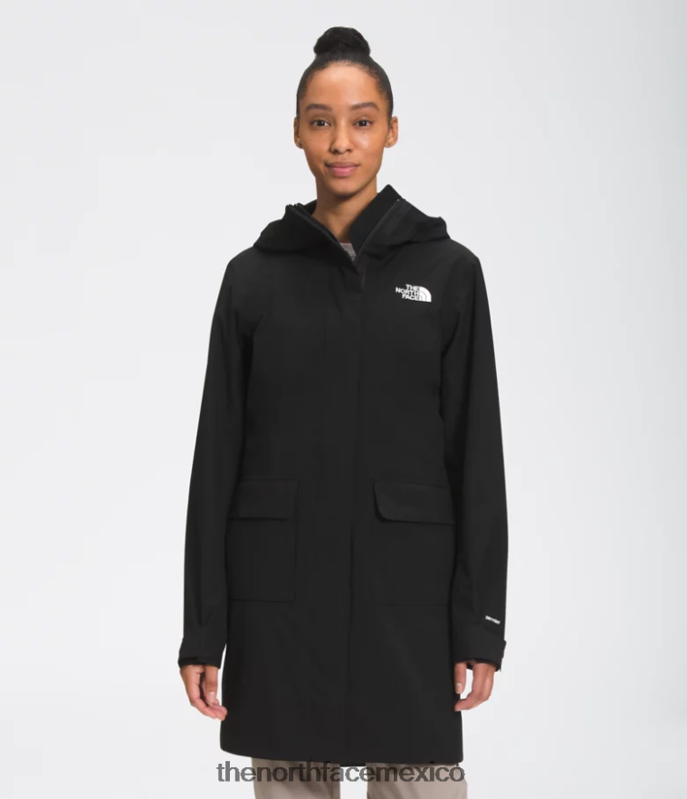 The North Face ropa NFHLJL152 negro mujer Parka Lluvia City Breeze II