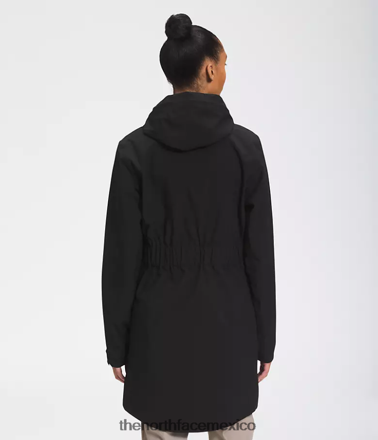 The North Face ropa NFHLJL152 negro mujer Parka Lluvia City Breeze II