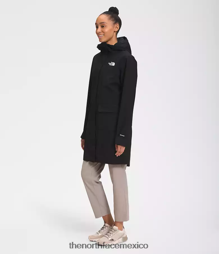 The North Face ropa NFHLJL152 negro mujer Parka Lluvia City Breeze II