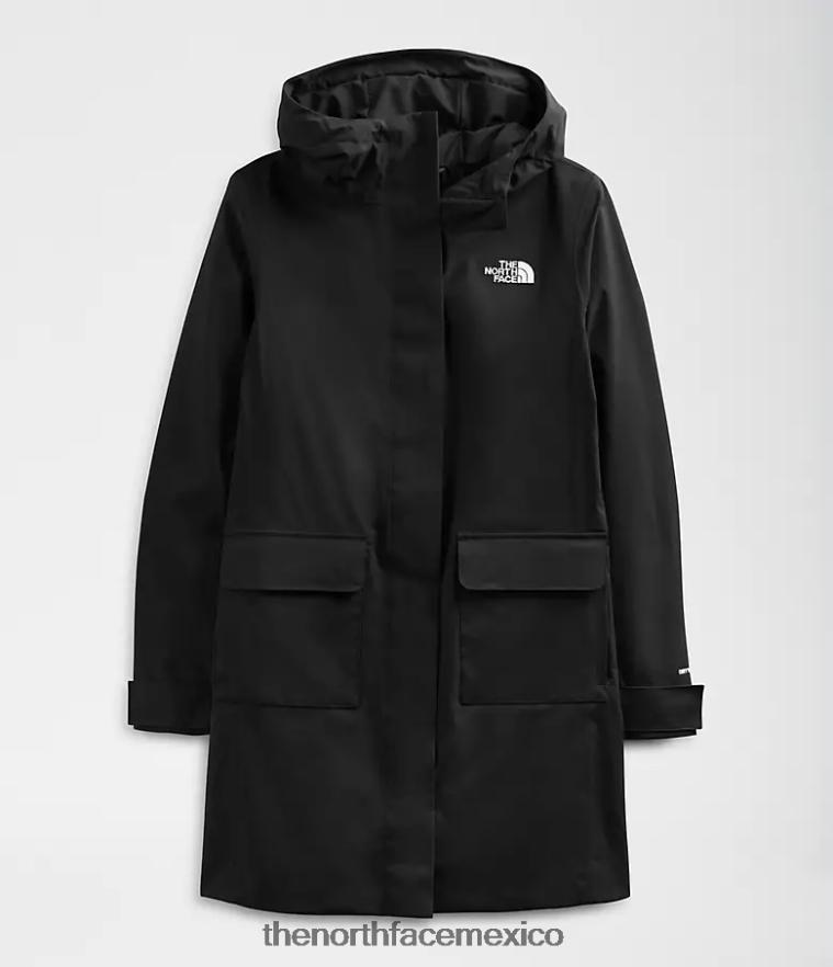 The North Face ropa NFHLJL152 negro mujer Parka Lluvia City Breeze II