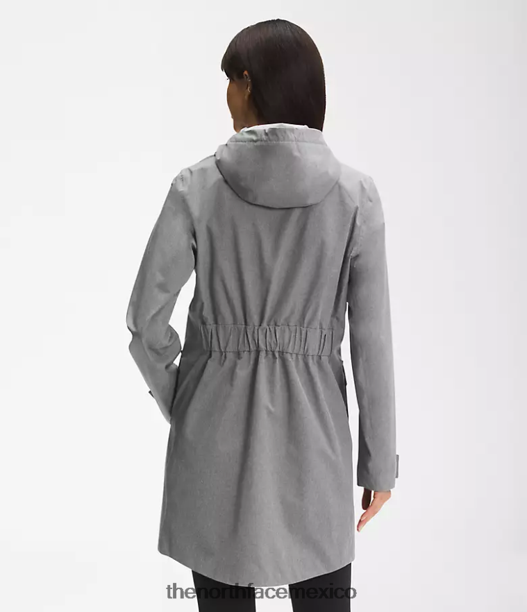 The North Face ropa NFHLJL153 tnf gris medio jaspeado mujer Parka Lluvia City Breeze II