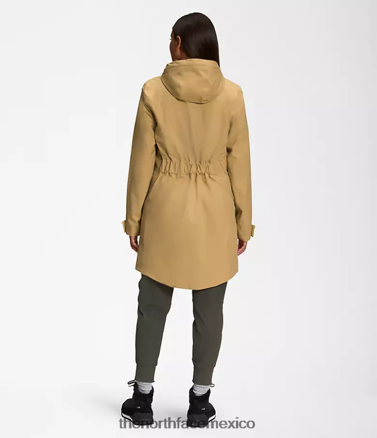 The North Face ropa NFHLJL154 bronceado antílope mujer Parka Lluvia City Breeze II
