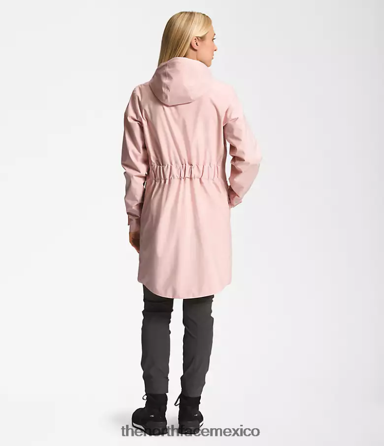 The North Face ropa NFHLJL155 musgo rosa mujer Parka Lluvia City Breeze II
