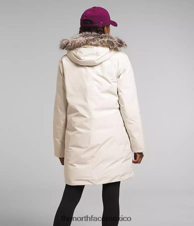 The North Face ropa NFHLJL234 gardenia blanca mujer parka ártica gtx