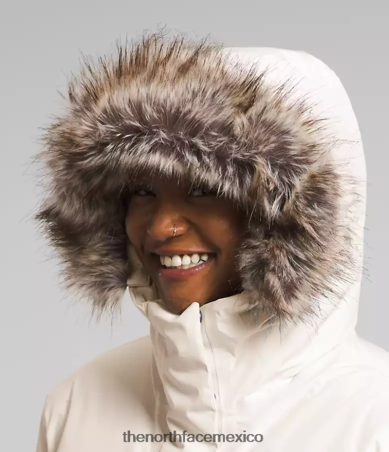 The North Face ropa NFHLJL234 gardenia blanca mujer parka ártica gtx