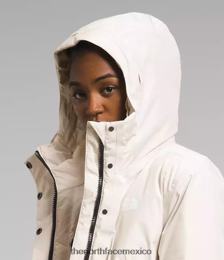 The North Face ropa NFHLJL234 gardenia blanca mujer parka ártica gtx