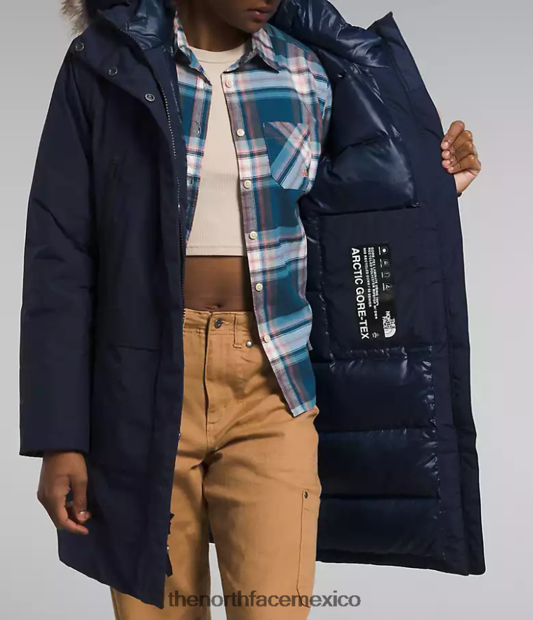 The North Face ropa NFHLJL235 cumbre marina mujer parka ártica gtx