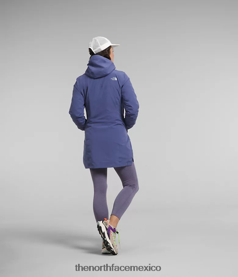 The North Face ropa NFHLJL374 cueva azul mujer parka termoball eco triclimate