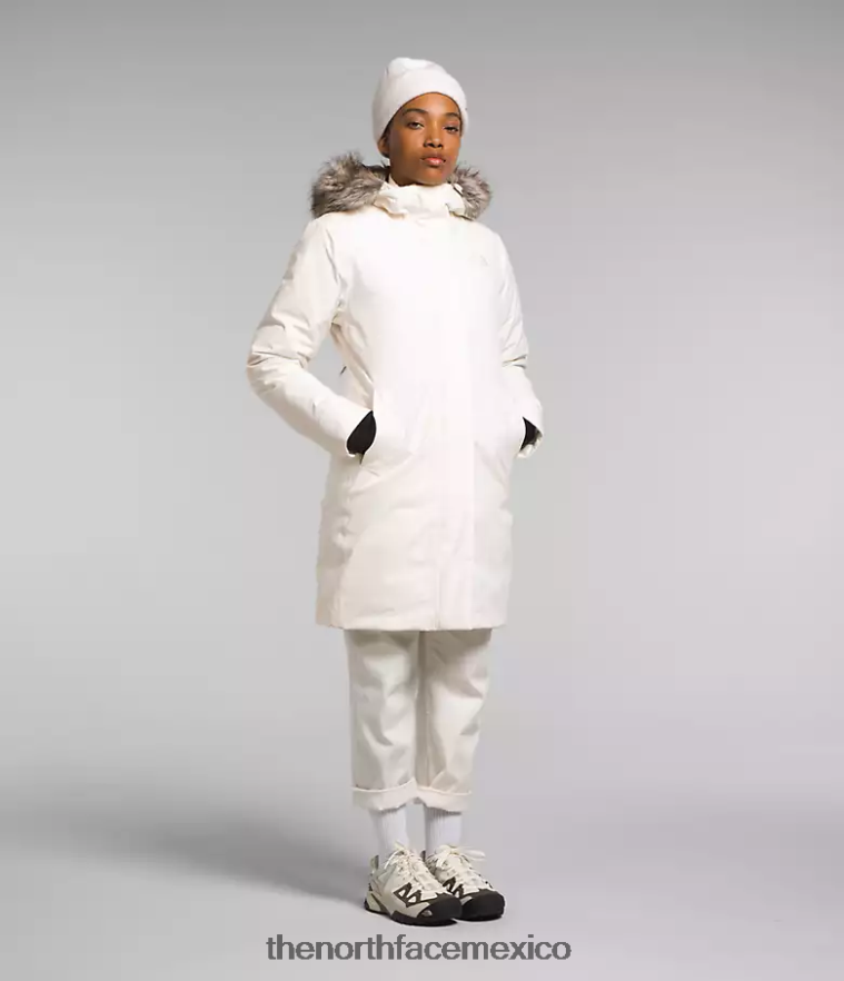 The North Face ropa NFHLJL507 gardenia blanca mujer parka ártica