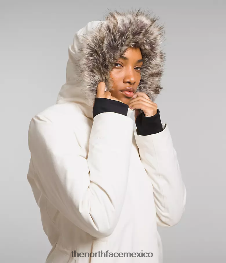 The North Face ropa NFHLJL507 gardenia blanca mujer parka ártica