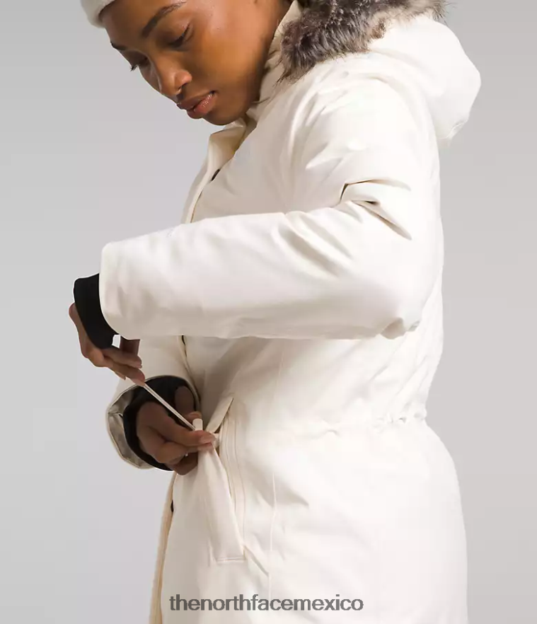 The North Face ropa NFHLJL507 gardenia blanca mujer parka ártica