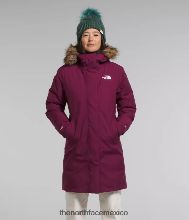 The North Face ropa NFHLJL509 arándano mujer parka ártica