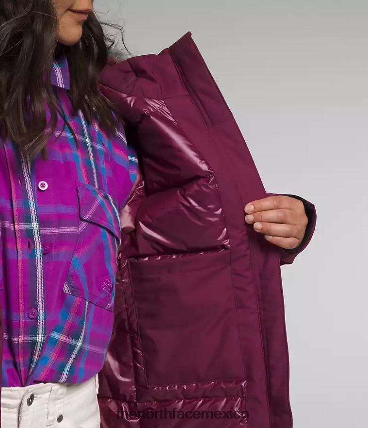 The North Face ropa NFHLJL509 arándano mujer parka ártica
