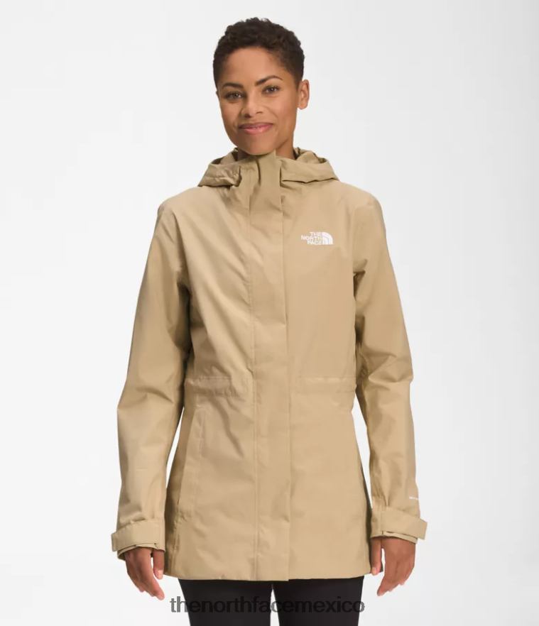 The North Face ropa NFHLJL1228 piedra caqui mujer chaqueta impermeable City Breeze