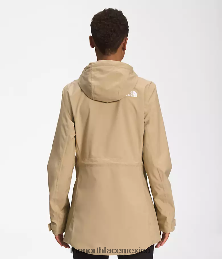 The North Face ropa NFHLJL1228 piedra caqui mujer chaqueta impermeable City Breeze