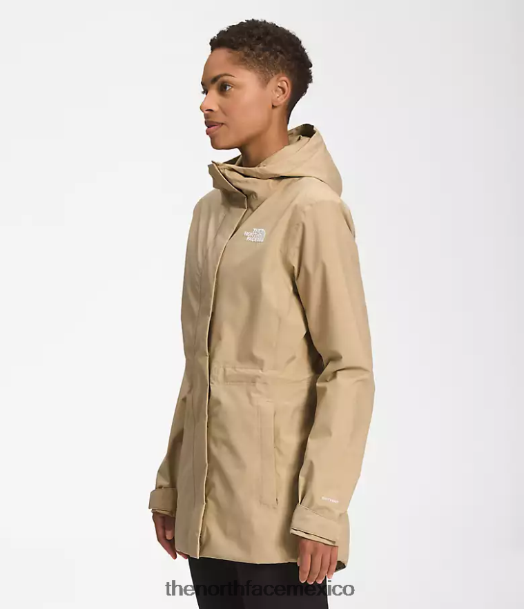 The North Face ropa NFHLJL1228 piedra caqui mujer chaqueta impermeable City Breeze