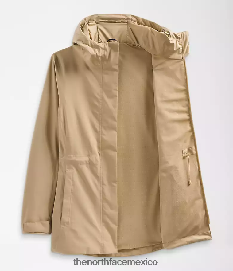 The North Face ropa NFHLJL1228 piedra caqui mujer chaqueta impermeable City Breeze