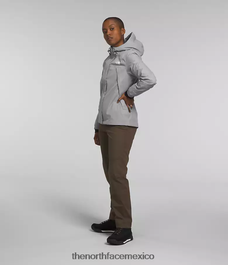 The North Face ropa NFHLJL1274 fusionar gris mujer chaqueta anora