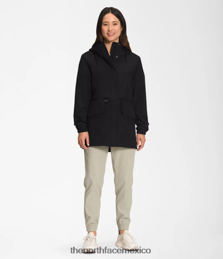 The North Face ropa NFHLJL1284 negro mujer chaqueta de lluvia utilitaria m66
