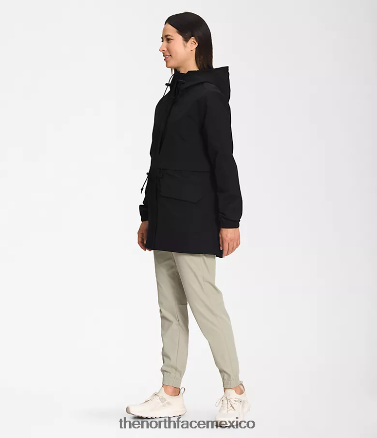 The North Face ropa NFHLJL1284 negro mujer chaqueta de lluvia utilitaria m66