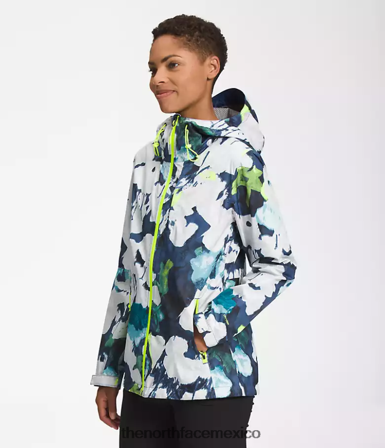 The North Face ropa NFHLJL328 estampado floral abstracto azul marino smmt mujer chaqueta altavista