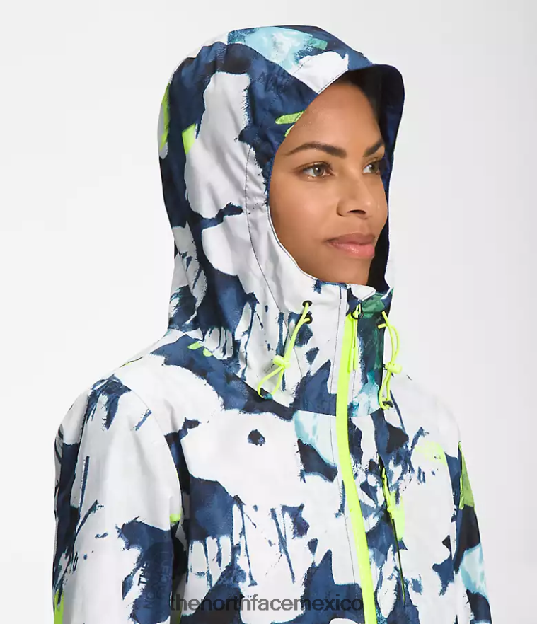The North Face ropa NFHLJL328 estampado floral abstracto azul marino smmt mujer chaqueta altavista