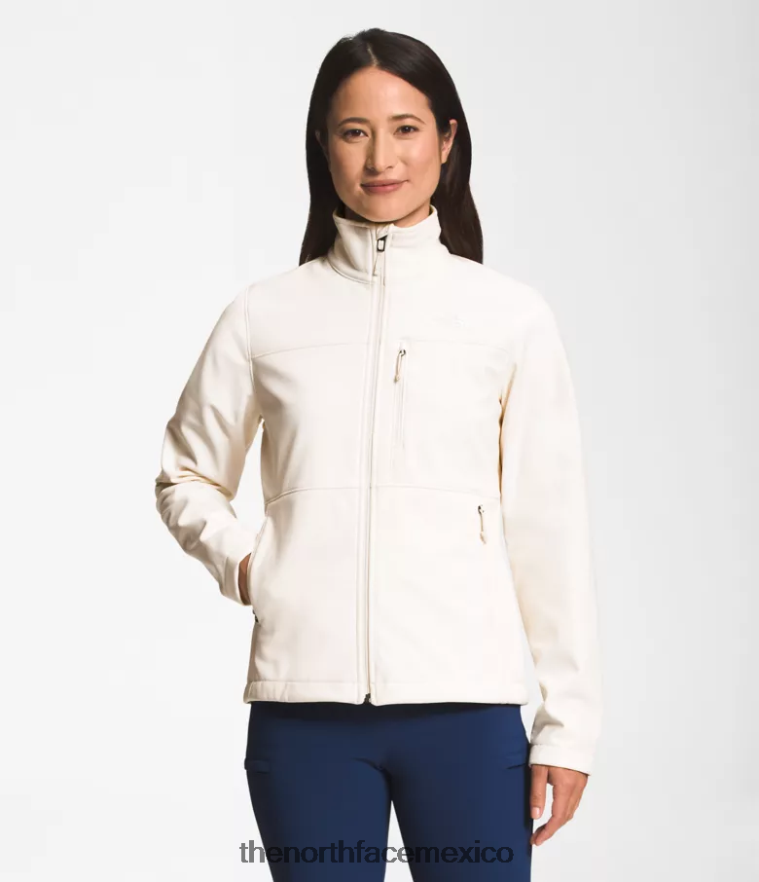 The North Face ropa NFHLJL969 gardenia blanca mujer chaqueta biónica apex