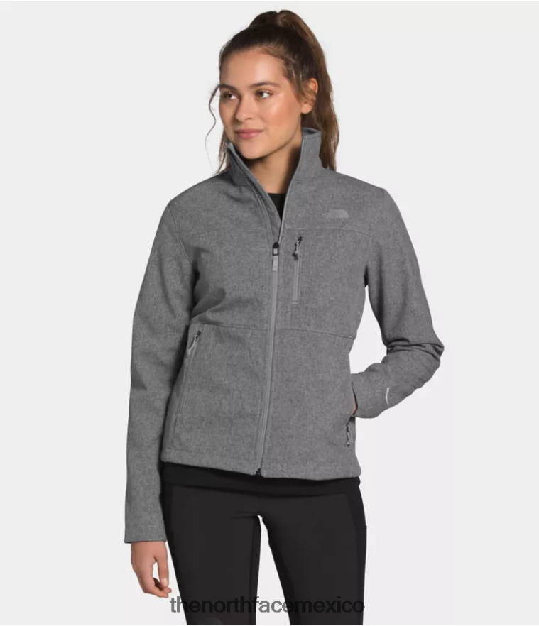 The North Face ropa NFHLJL971 tnf gris medio jaspeado mujer chaqueta biónica apex