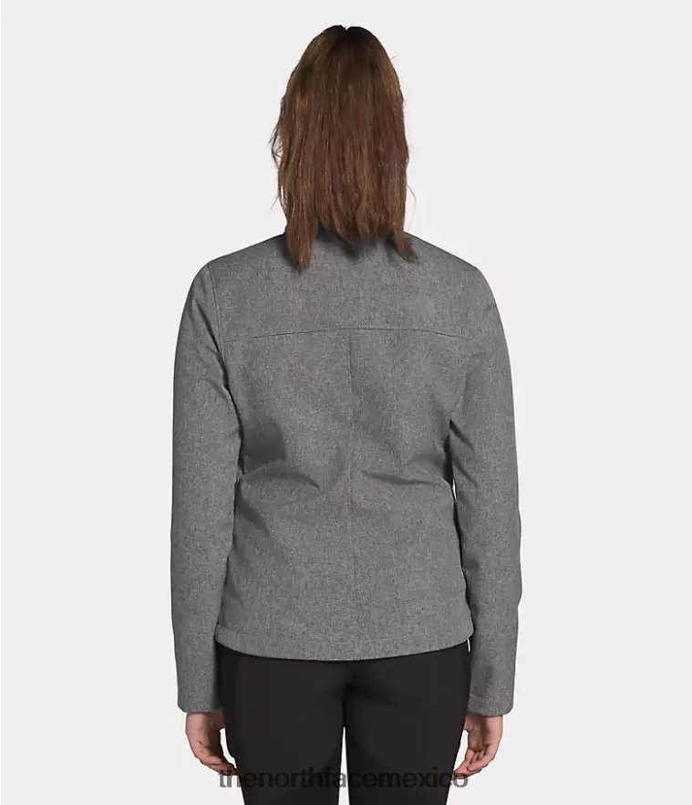 The North Face ropa NFHLJL971 tnf gris medio jaspeado mujer chaqueta biónica apex