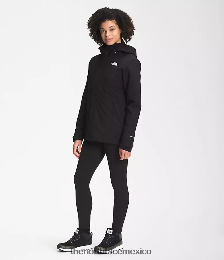 The North Face ropa NFHLJL894 negro mujer chaqueta triclimate carto