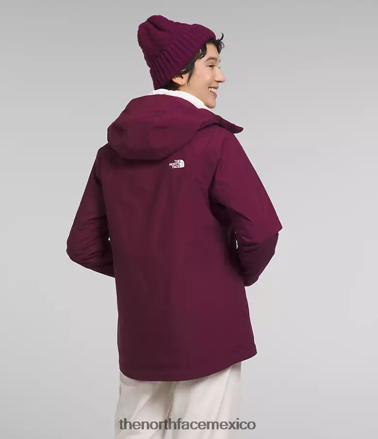The North Face ropa NFHLJL895 arándano mujer chaqueta triclimate carto