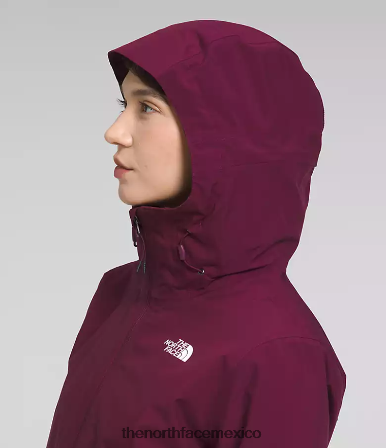 The North Face ropa NFHLJL895 arándano mujer chaqueta triclimate carto