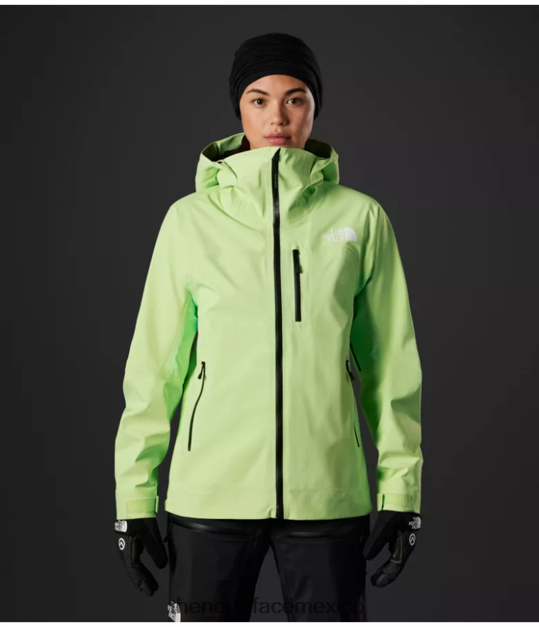 The North Face ropa NFHLJL1050 pátina verde mujer serie cumbre torre egger chaqueta Futurelight
