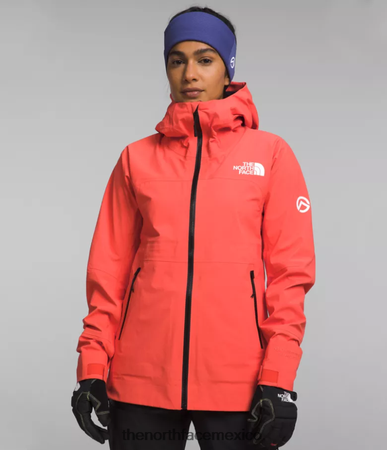 The North Face ropa NFHLJL1173 naranja radiante mujer Chaqueta Summit Series Chamlang Futurelight