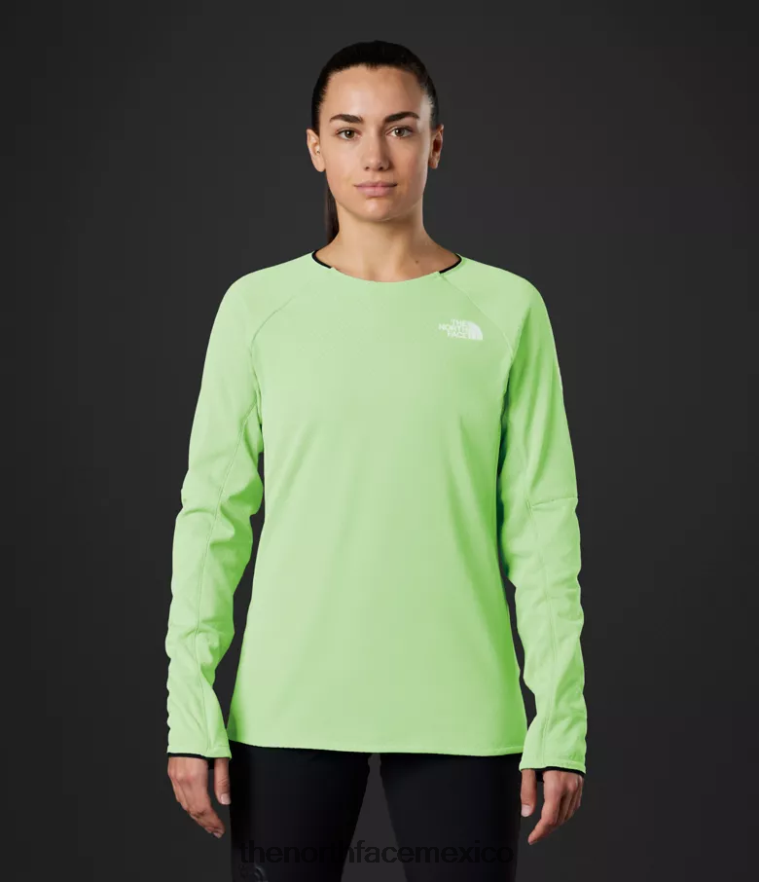 The North Face ropa NFHLJL162 pátina verde mujer equipo de lana futura de la serie cumbre