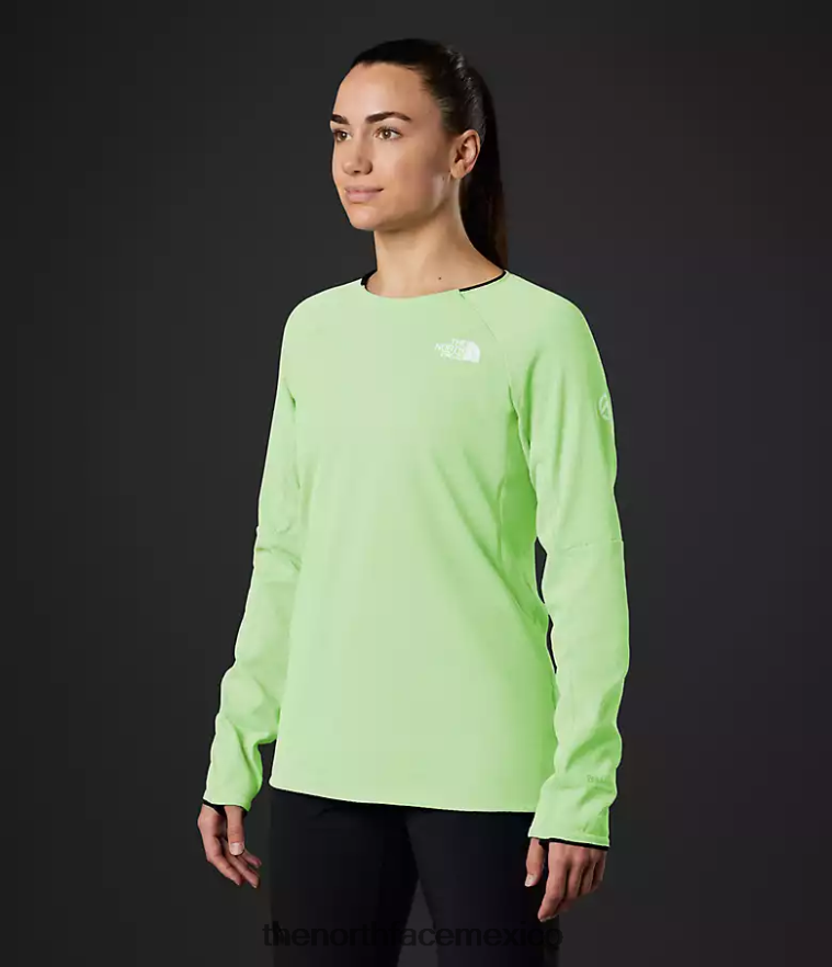 The North Face ropa NFHLJL162 pátina verde mujer equipo de lana futura de la serie cumbre