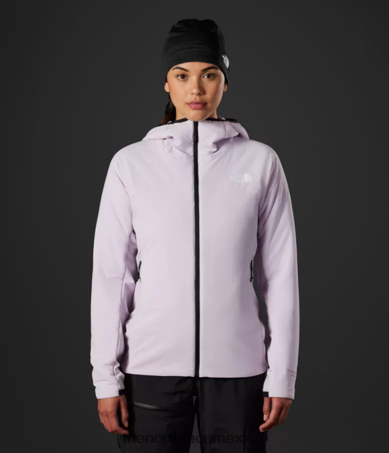 The North Face ropa NFHLJL320 niebla de lavanda mujer sudadera con capucha híbrida casaval de la serie summit