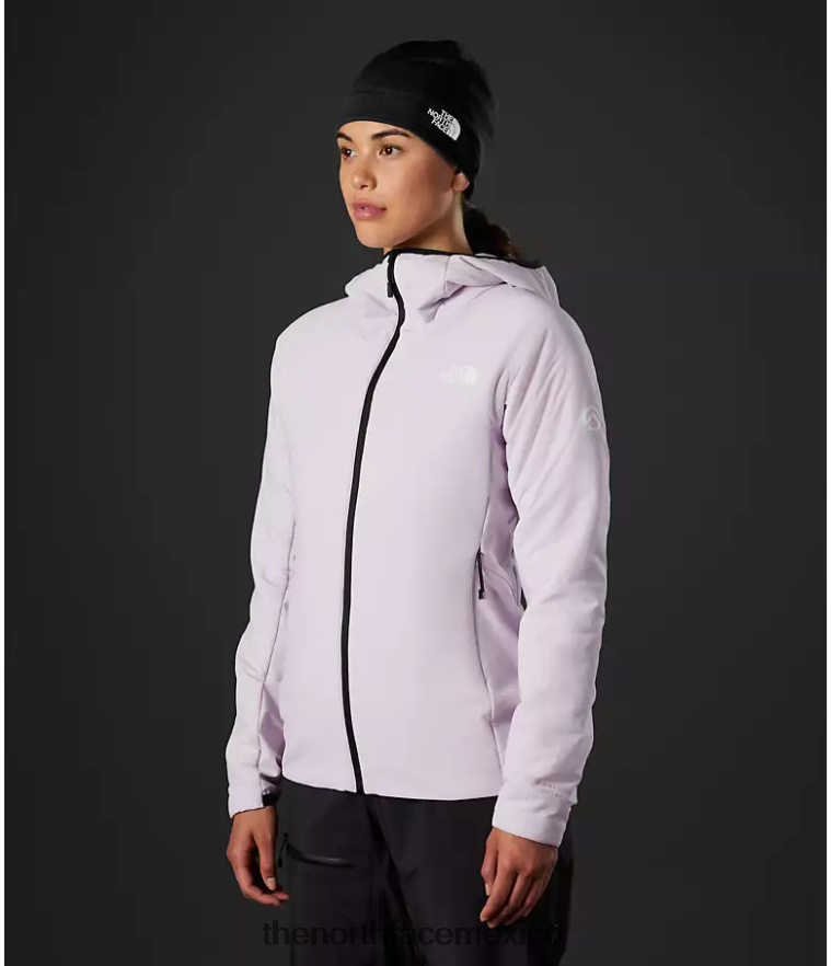 The North Face ropa NFHLJL320 niebla de lavanda mujer sudadera con capucha híbrida casaval de la serie summit