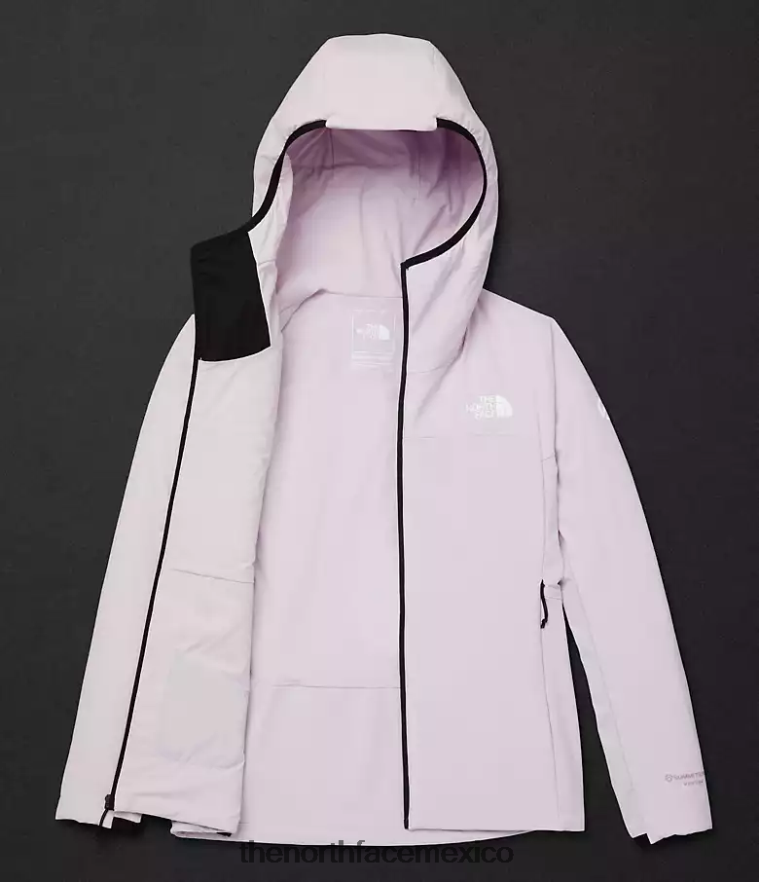 The North Face ropa NFHLJL320 niebla de lavanda mujer sudadera con capucha híbrida casaval de la serie summit