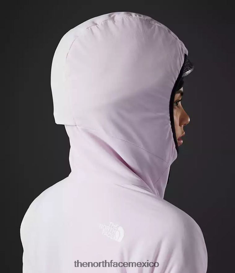 The North Face ropa NFHLJL320 niebla de lavanda mujer sudadera con capucha híbrida casaval de la serie summit