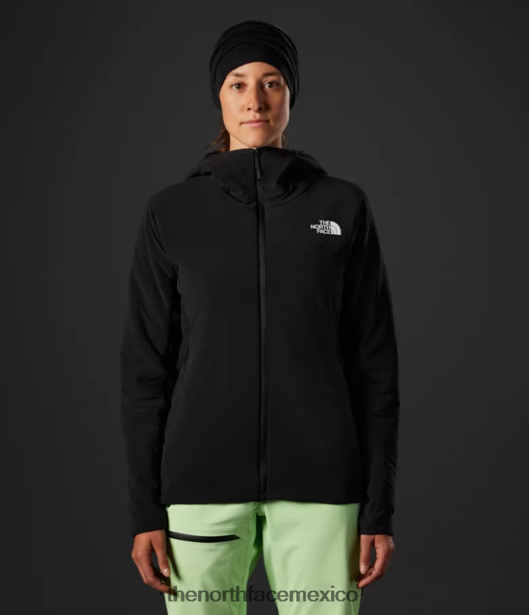 The North Face ropa NFHLJL321 negro mujer sudadera con capucha híbrida casaval de la serie summit