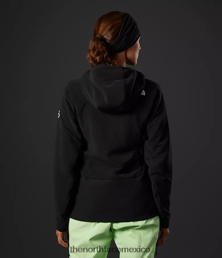 The North Face ropa NFHLJL321 negro mujer sudadera con capucha híbrida casaval de la serie summit