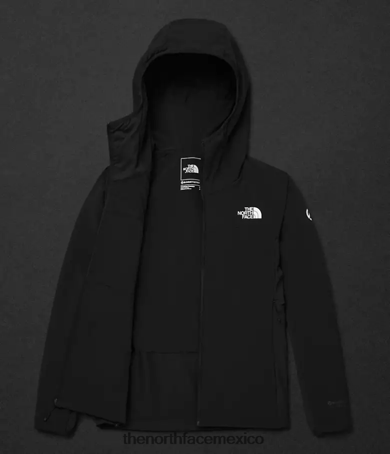 The North Face ropa NFHLJL321 negro mujer sudadera con capucha híbrida casaval de la serie summit