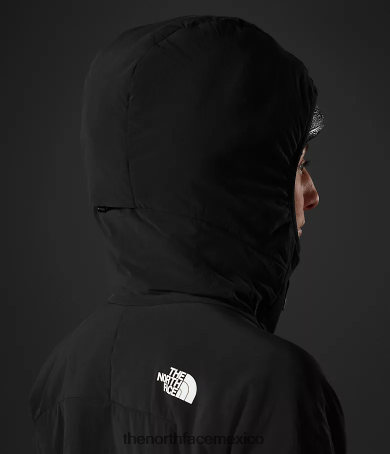 The North Face ropa NFHLJL321 negro mujer sudadera con capucha híbrida casaval de la serie summit