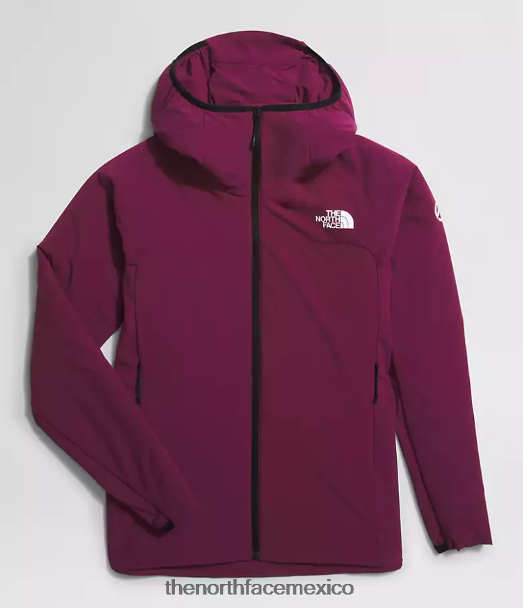 The North Face ropa NFHLJL323 arándano mujer sudadera con capucha híbrida casaval de la serie summit